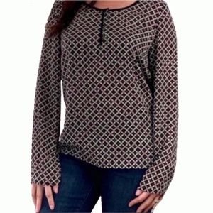 Stitch Fix 41 Hawthorn Long Sleeve Blouse Small
